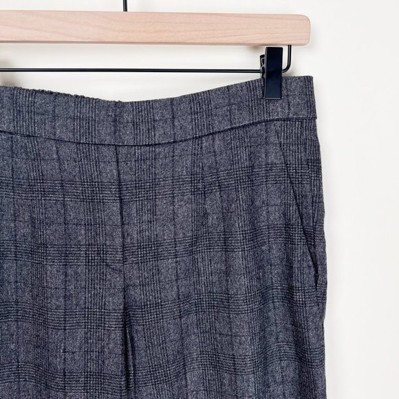 Aritzia Babaton Conan Cashmere Wool Stretch Dress Pant Crop Trousers Plaid Check - Picture 7 of 16